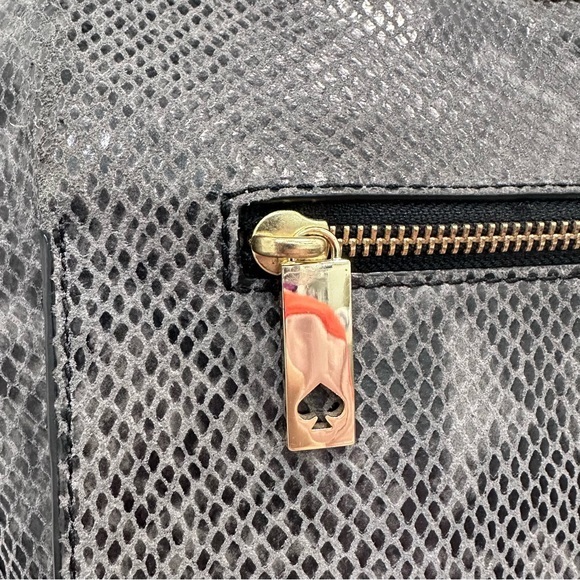 Kate Spade Parliament Square Exotic Savannah Satchel Bag In Snakeskin - Picture 8 of 16